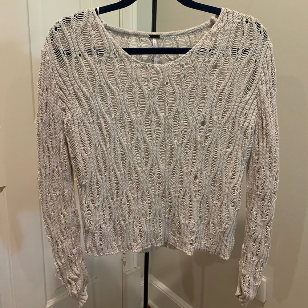 Loose knit sweater